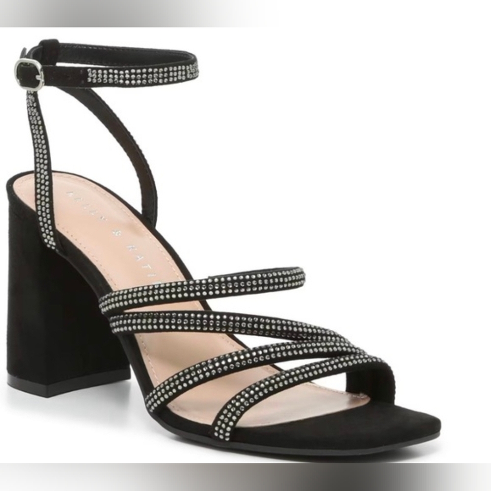 Elegant Black Strappy Sandals